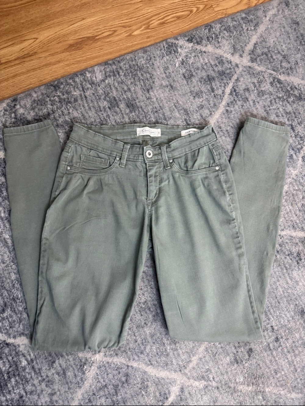 Jessica Simpson -Super Skinny Jean in Olive Green